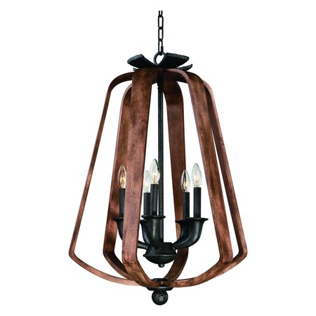 Maxim Road House 5-Light Chandelier 20925BWIO